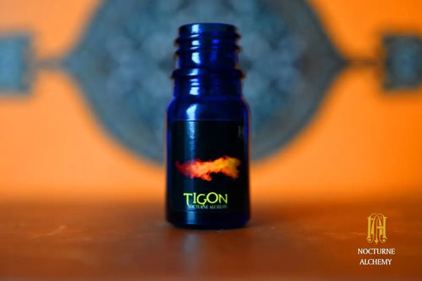 Tigon in 5ml Cobalt Blue Bottle