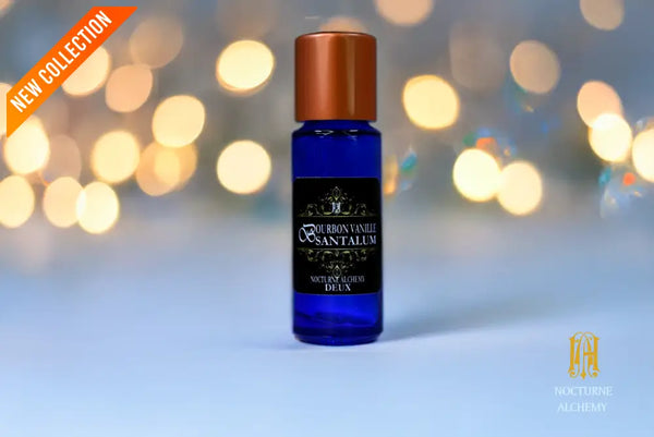 5ml Slender Blue glass bottle with small insert/orifice/dropper and copper twist lid
