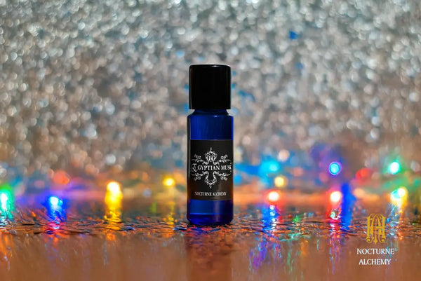 5ml slender blue with insert/dropper and black metal twist lid