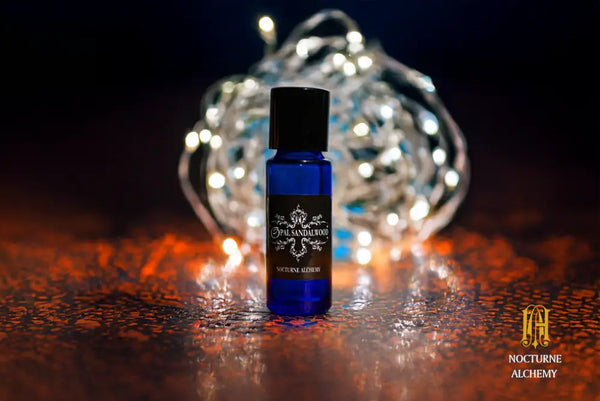 5ml slender blue with insert/dropper and black metal twist lid