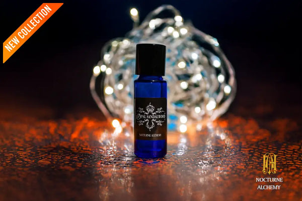 5ml slender blue with insert/dropper and black metal twist lid