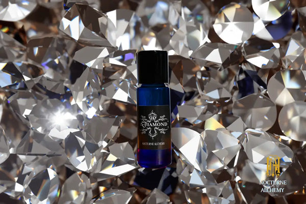 5ml Slender Blue bottle with insert dropper and black screw lid. Diamond