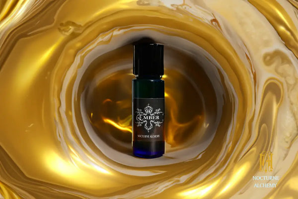 5ml Slender Blue bottle with insert dropper and black screw lid. Ember