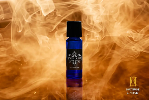 5ml Slender Blue bottle with insert dropper and black screw lid. COMING SOON Vanilla Haze