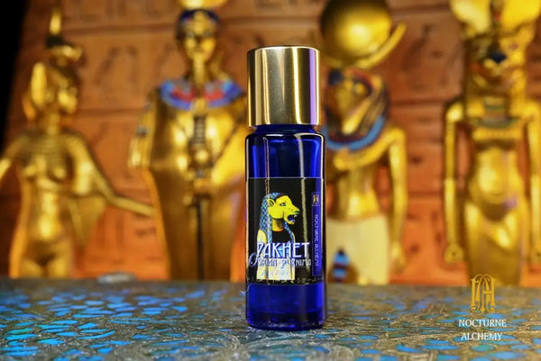 5ml slender blue bottle with dropper and golden twist lid