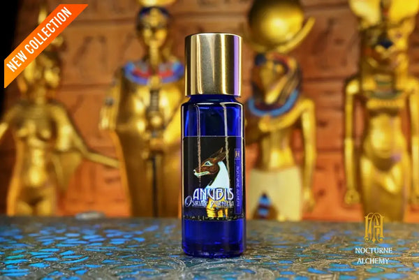 5ml slender blue bottle with dropper and golden twist lid