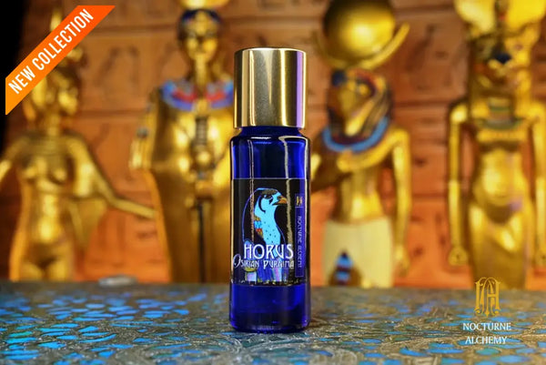 5ml slender blue bottle with dropper and golden twist lid